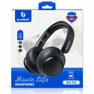 Накладна Bluetooth гарнітура Blueseed BS-H2 black UA