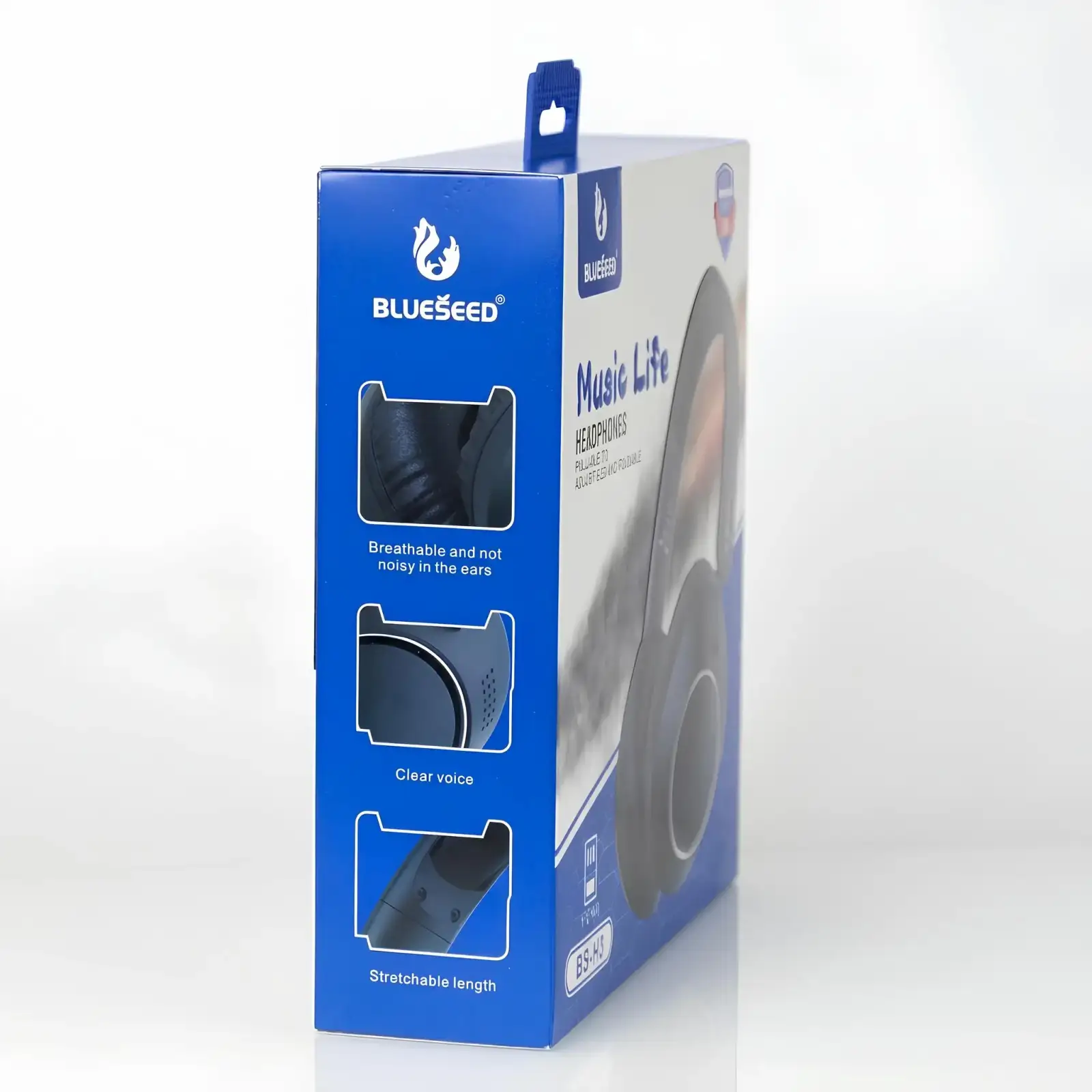 Накладна Bluetooth гарнітура Blueseed BS-H3 black UA