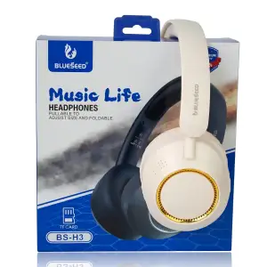 Накладна Bluetooth гарнітура Blueseed BS-H3 white UA