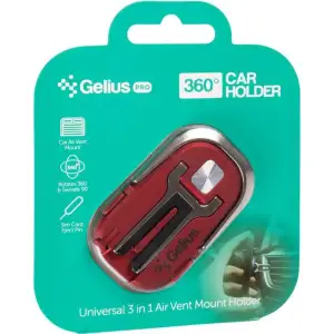 Холдер Gelius Pro GP-UAH001 Universal 3in1 Air Vent Mount Holder Red UA