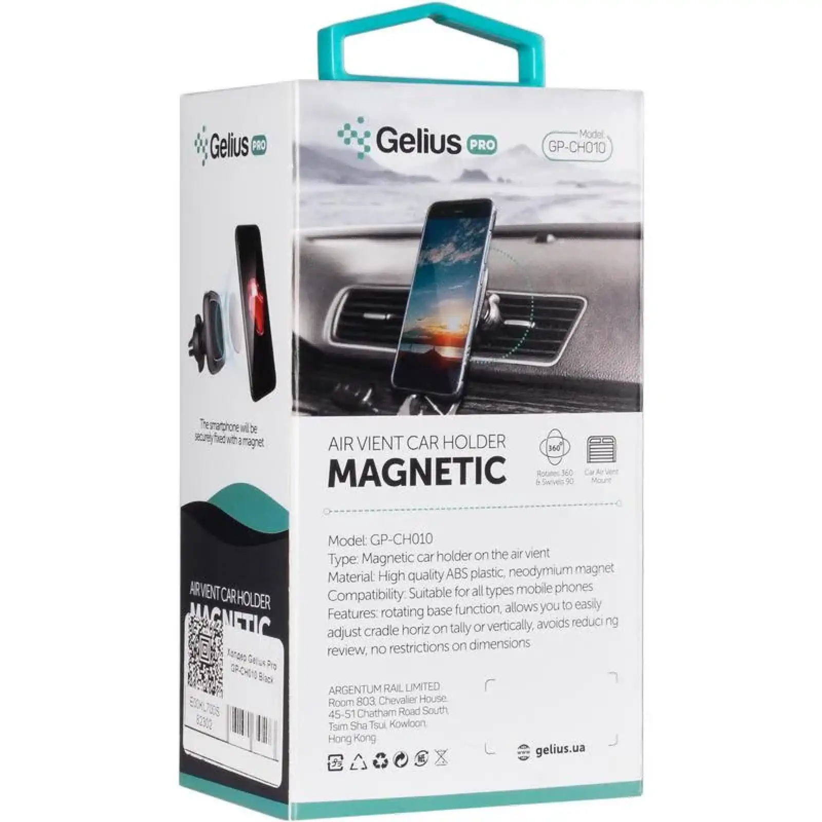 Холдер Gelius Pro GP-CH010 Black UA