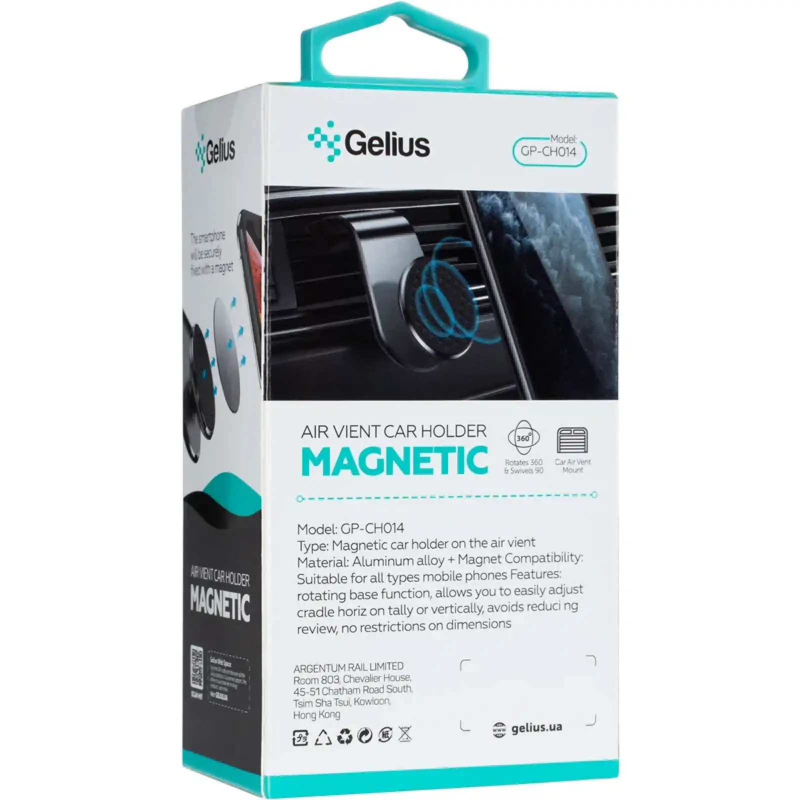 Холдер Gelius Pro GP-CH014 Black UA