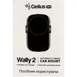 Холдер Gelius Pro Wally 2 Automatic WC-002 10W (Wireless Charger) Black UA