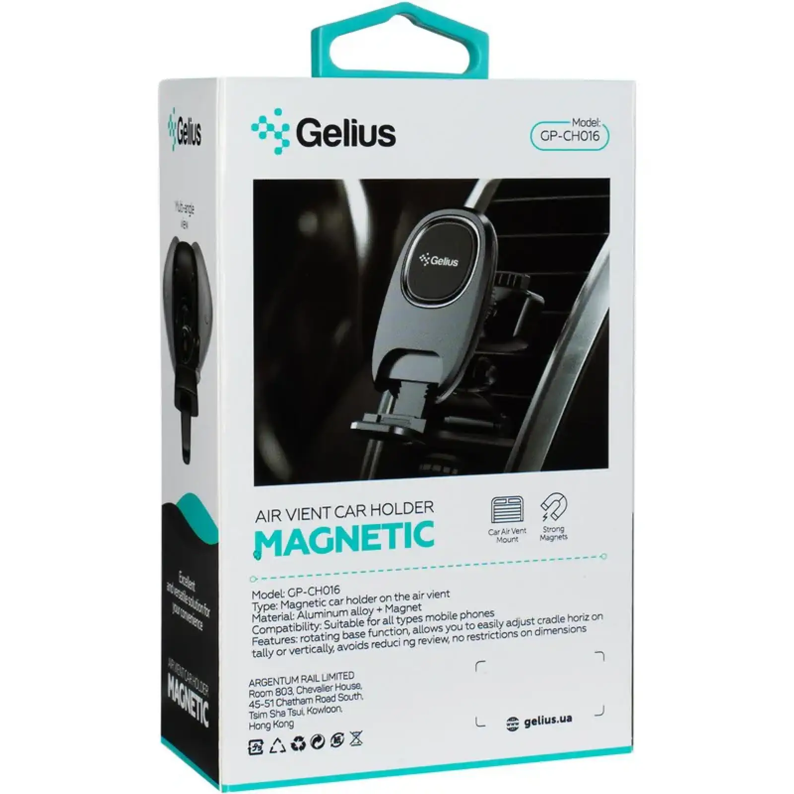 Холдер Gelius Pro GP-CH016 Black UA