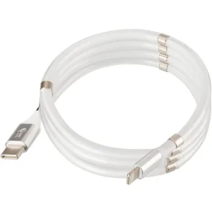 Кабель USB Cable Krazi Super KZ-UC001 Lightning/Type-C White