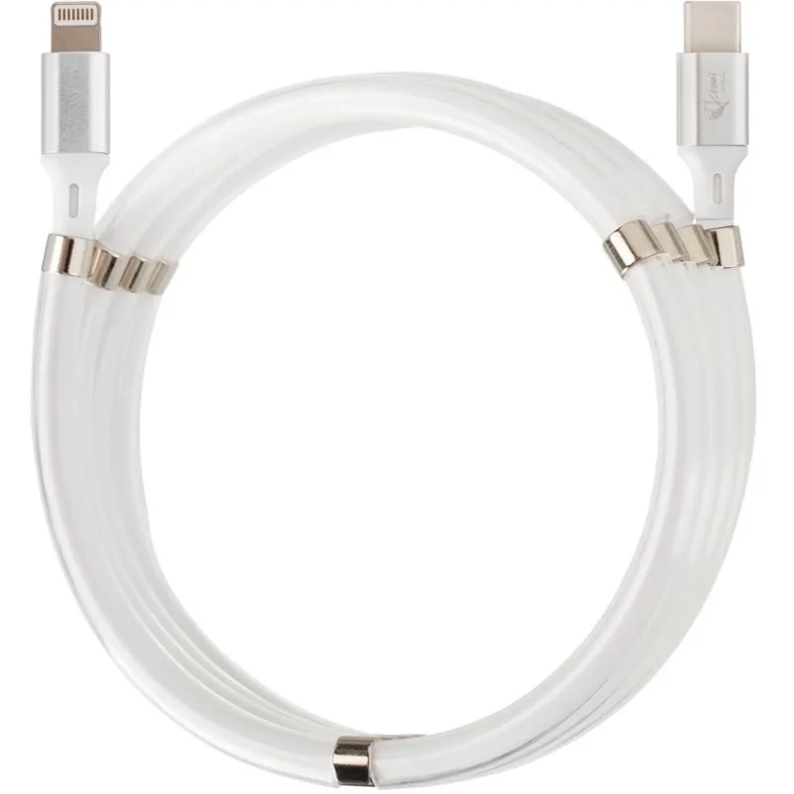 Кабель USB Cable Krazi Super KZ-UC001 Lightning/Type-C White