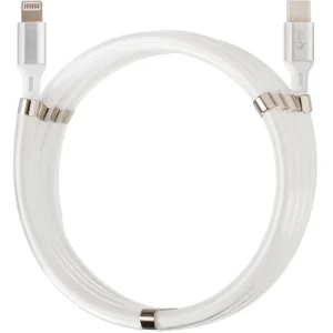 Кабель USB Cable Krazi Super KZ-UC001 Lightning/Type-C White