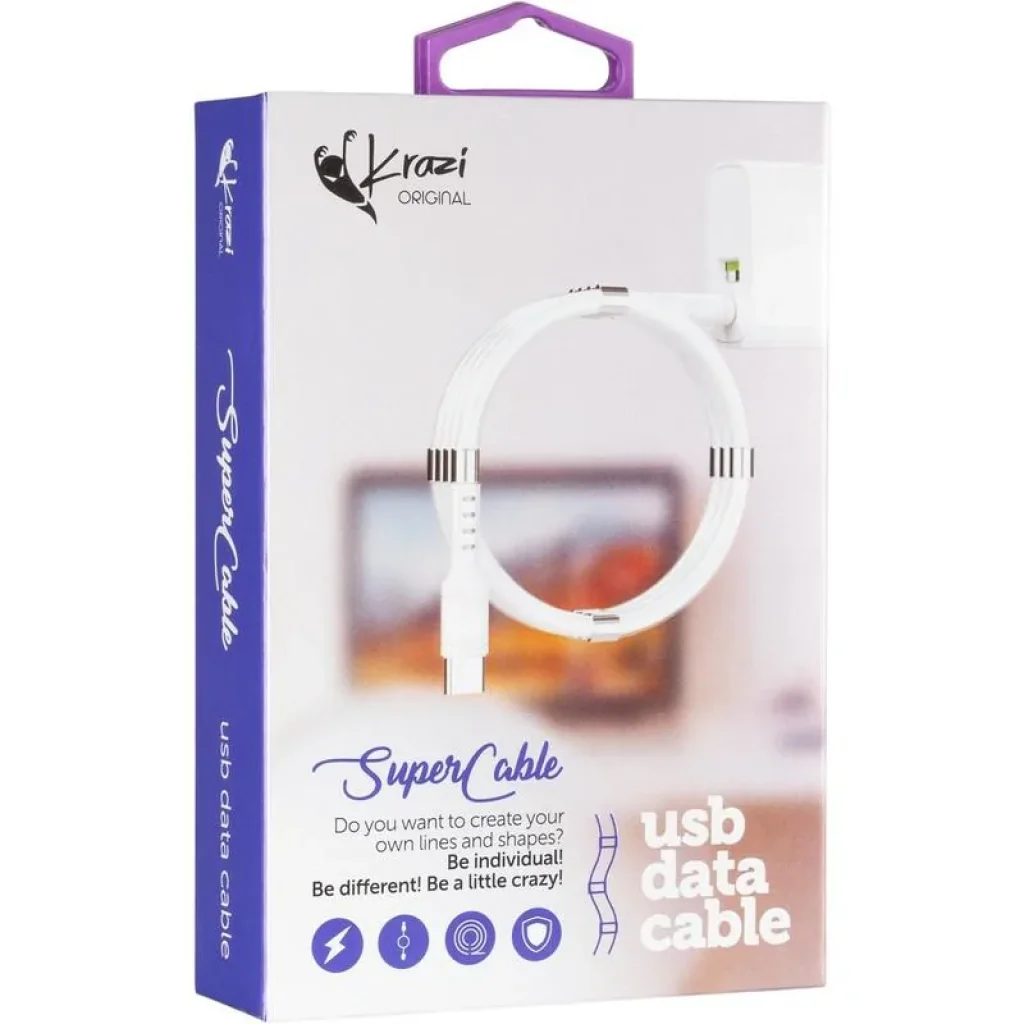 Кабель USB Cable Krazi Super KZ-UC001c Type-C White