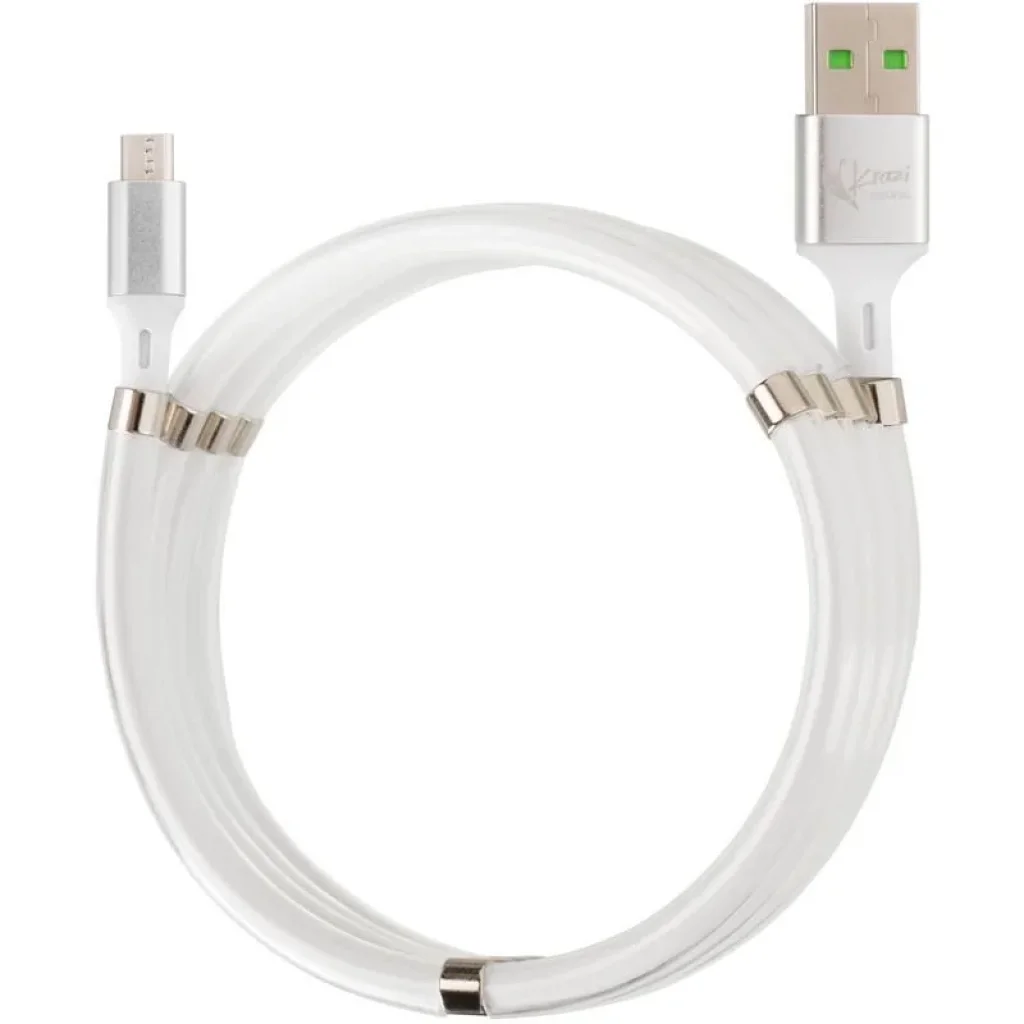 Кабель USB Cable Krazi Super KZ-UC001m MicroUSB White
