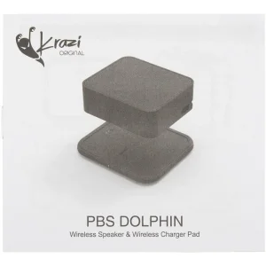 Колонка Bluetooth Speaker Krazi Dolphin KZBS-001 Black + (Wireless Charging) UA