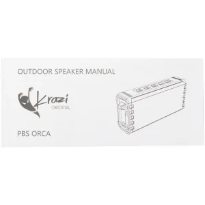 Колонка Bluetooth Speaker Krazi Orca (Waterproof) KZBS-002 Black UA