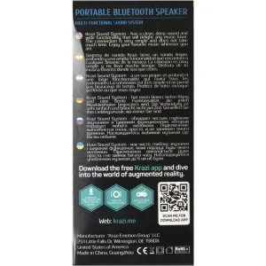 Колонка Bluetooth Speaker Krazi Orca (Waterproof) KZBS-002 Black UA
