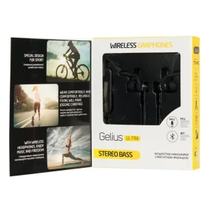 Наушники Stereo Bluetooth Headset Gelius Ultra T3-MC Black with memory card UA