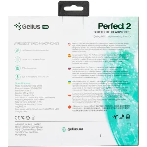 Наушники Stereo Bluetooth Headset Gelius Pro Perfect 2 GL-HBB-0019 Grey UA