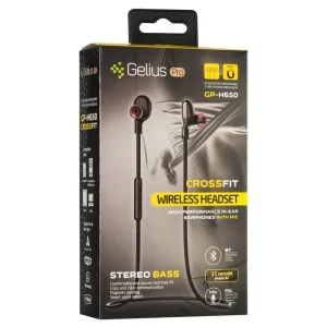 Наушники Stereo Bluetooth Headset Gelius Pro Crossfit GP H-650 Black UA