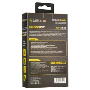 Наушники Stereo Bluetooth Headset Gelius Pro Crossfit GP H-650 Black UA
