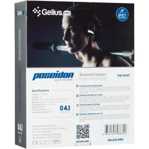 Наушники Stereo Bluetooth Headset Gelius Pro Poseidon HBT-004P Black UA