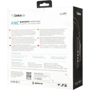 Наушники Stereo Bluetooth Headset Gelius Air ANC GA HB-007 Black UA