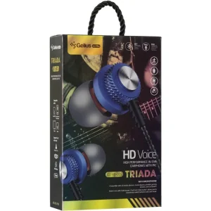 Наушники Stereo Bluetooth Headset Gelius Ultra Triada GL-HB-009U Blue UA
