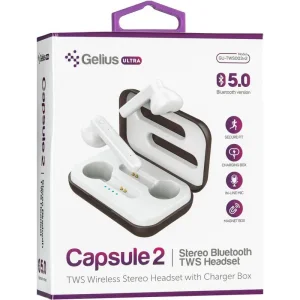 Наушники Stereo Bluetooth Headset Gelius Ultra Capsule 2 GU-TWS-003v2 White UA