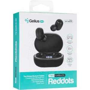 Наушники Stereo Bluetooth Headset Gelius Pro Reddots TWS Earbuds GP-TWS010 Black UA