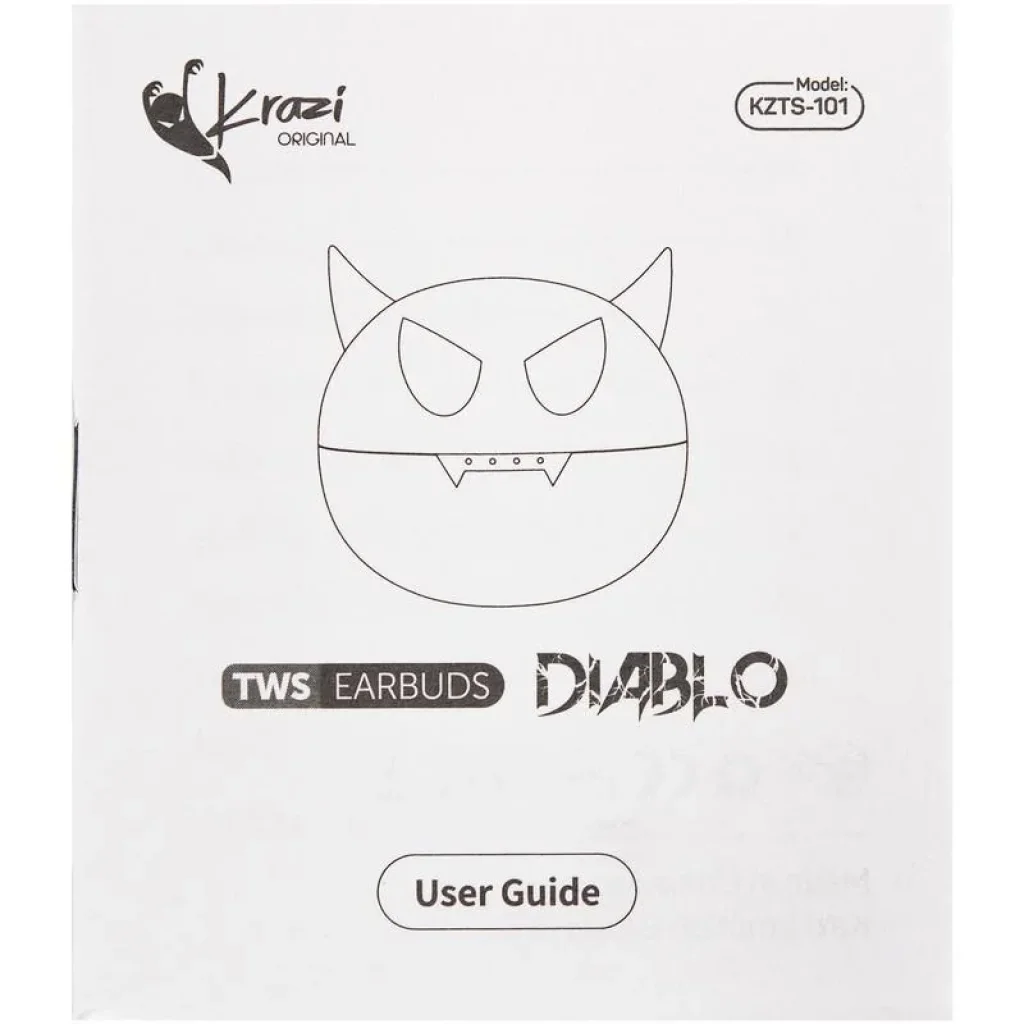 Навушники Stereo Bluetooth Headset Krazi TWS Diablo KZTS-101 Black