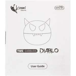 Навушники Stereo Bluetooth Headset Krazi TWS Diablo KZTS-101 Black