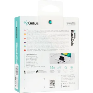 Наушники Stereo Bluetooth Headset Gelius Pro BlackDots GP-TWS010B Black UA