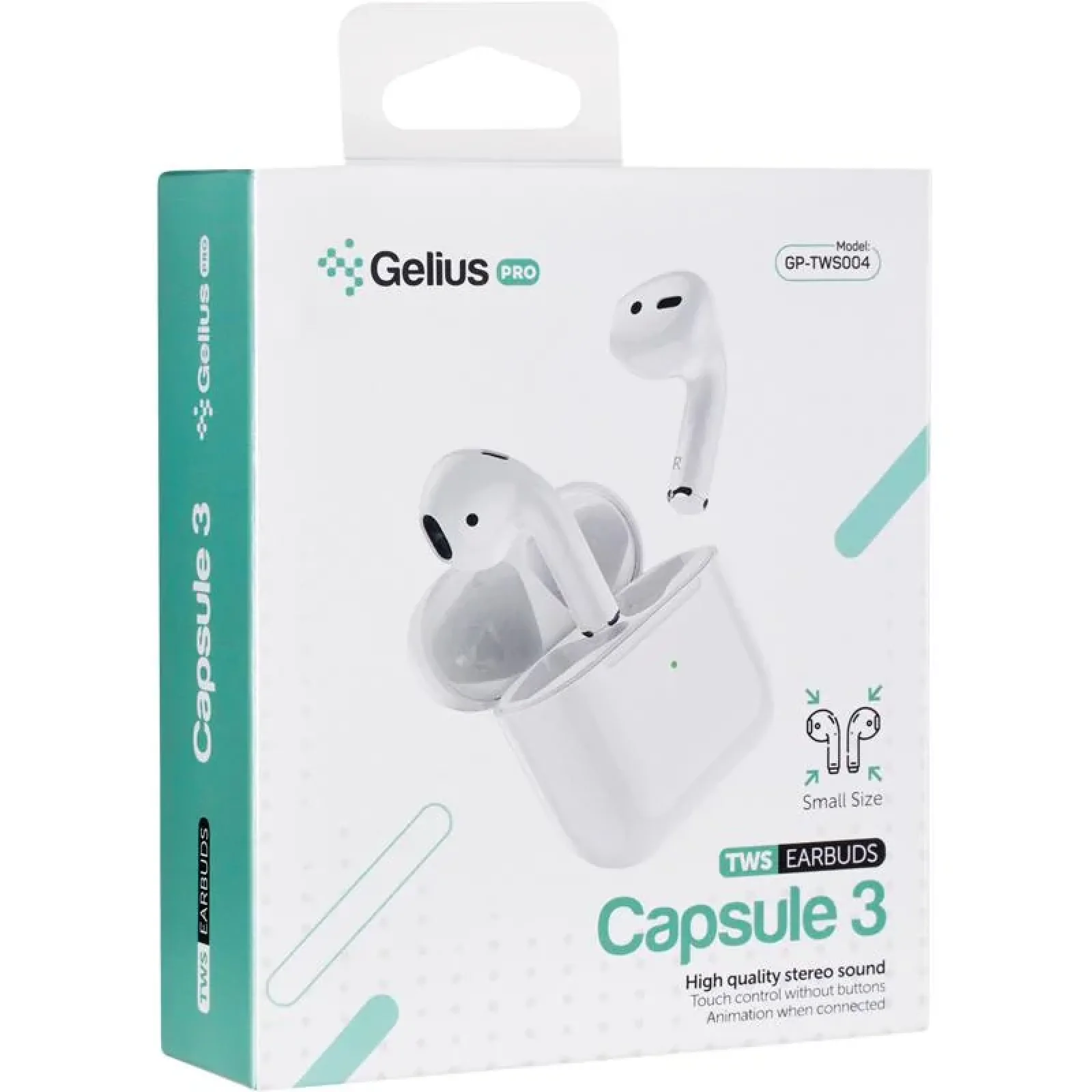 Наушники Stereo Bluetooth Headset Gelius Pro Capsule 3 GP-TWS-004 White UA