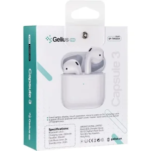 Наушники Stereo Bluetooth Headset Gelius Pro Capsule 3 GP-TWS-004 White UA