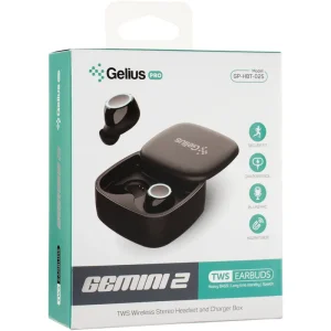 Наушники Stereo Bluetooth Headset Gelius Pro Twins Gemini 2 GP-HBT025 Black UA