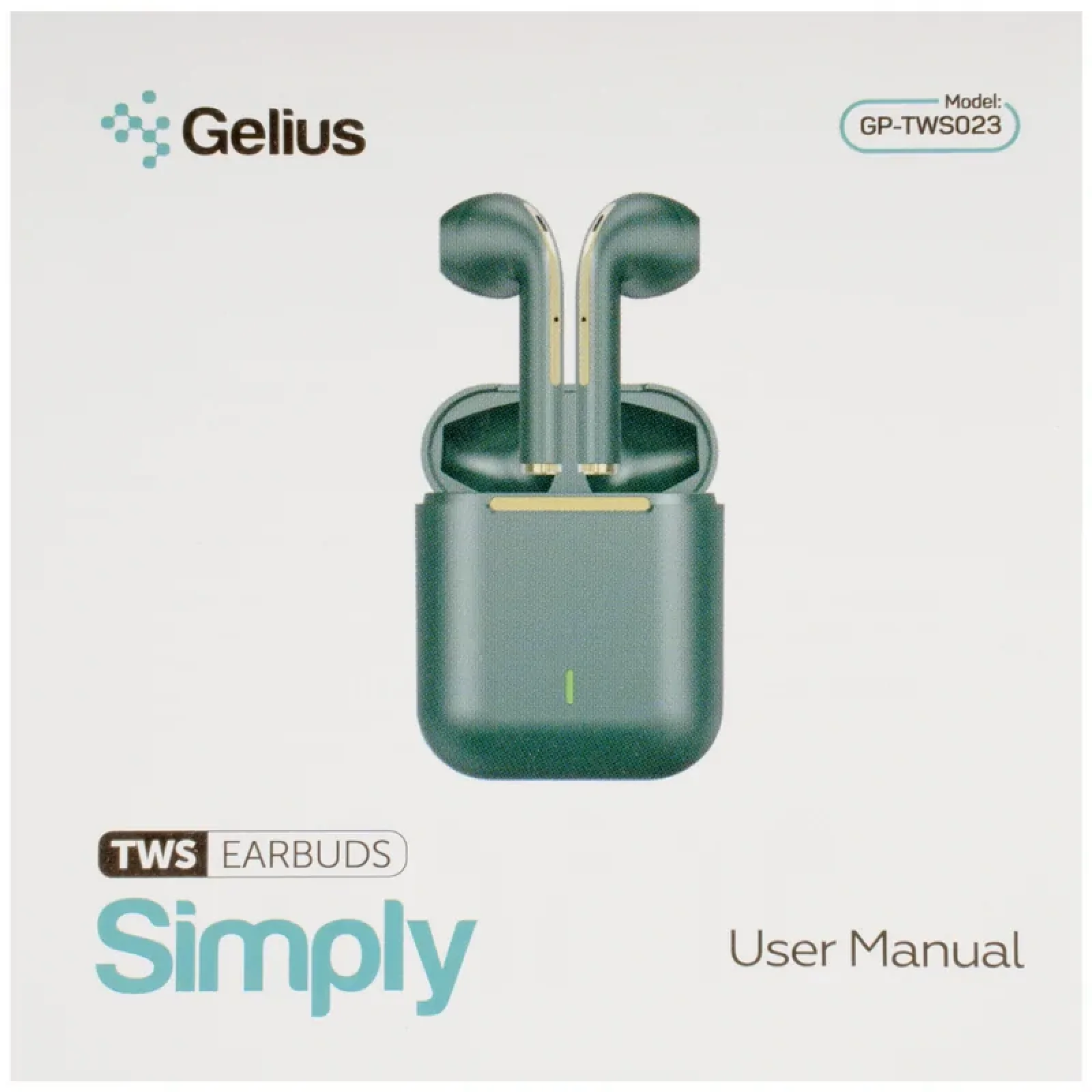 Наушники Stereo Bluetooth Headset Gelius Pro Simply GP-TWS023 Blue UA