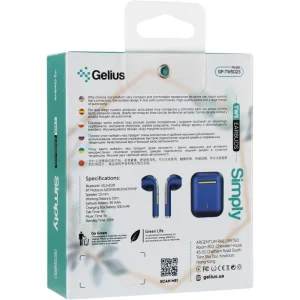 Наушники Stereo Bluetooth Headset Gelius Pro Simply GP-TWS023 Blue UA