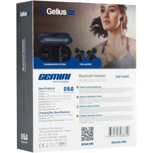Наушники Stereo Bluetooth Headset Gelius Pro Twins Gemini HBT-005P Black UA