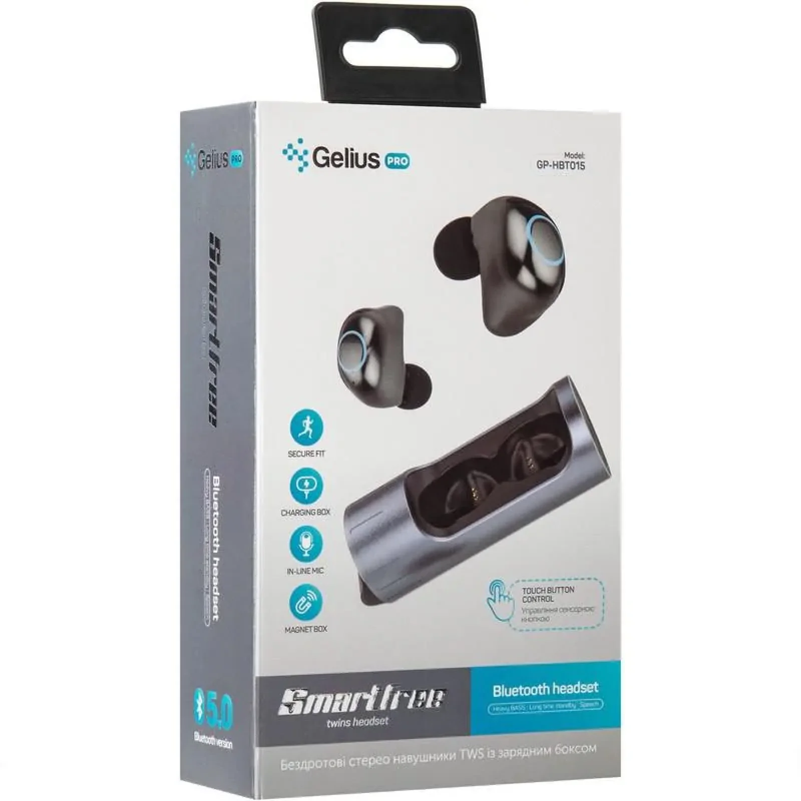 Наушники Stereo Bluetooth Headset Gelius Pro SmartFree GP-HBT015 Black UA