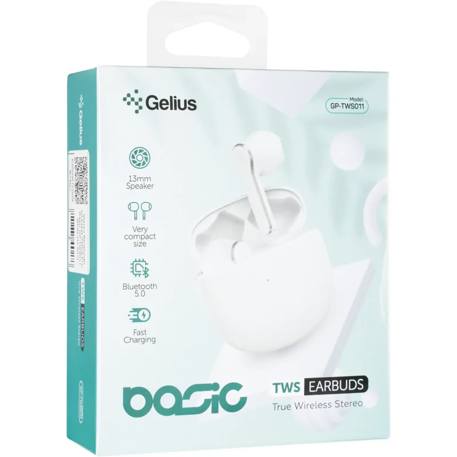 Наушники Stereo Bluetooth Headset Gelius Pro Basic GP-TWS011 White UA