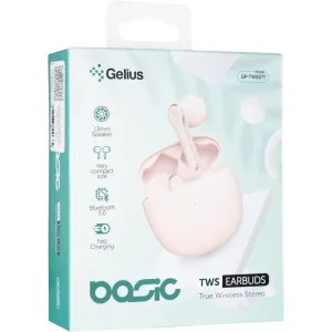 Наушники Stereo Bluetooth Headset Gelius Pro Basic GP-TWS011 Pink UA