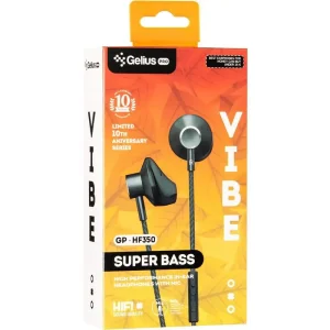 Наушники HF Gelius Pro GP-HF350 Vibe White with mic + button call answering + volume control UA