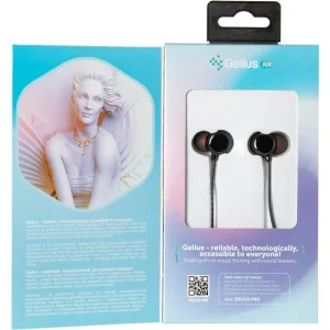 Наушники HF Gelius Air Kvazar Ceramic GA-WE-001 Grey with mic + button call answering UA