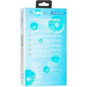 Наушники HF Gelius Air Proton GA-WE-002 Black with mic + button call answering UA