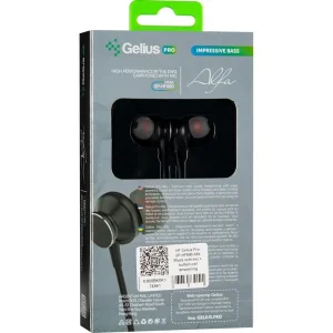 Наушники HF Gelius Pro GP-HF590 Alfa Black with mic + button call answering UA
