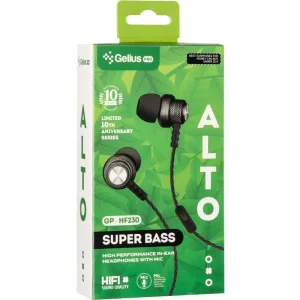 Наушники HF Gelius Pro GP-HF230 Alto Black with mic + button call answering UA