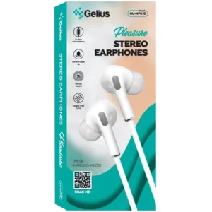 Наушники HF Gelius Ultra Iron Pleasure GU-015 White with mic + button call answering UA