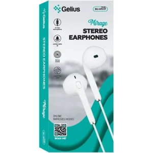 Навушники HF Gelius Ultra Iron Mirage GU-HF017 White with mic + button call answering UA