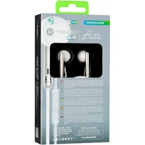 Наушники HF Gelius Pro GP-HF390 Betta White/Gold with mic + button call answering UA