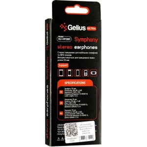 Наушники HF Gelius Ultra Symphony GU-080 Black with mic + button call answering UA