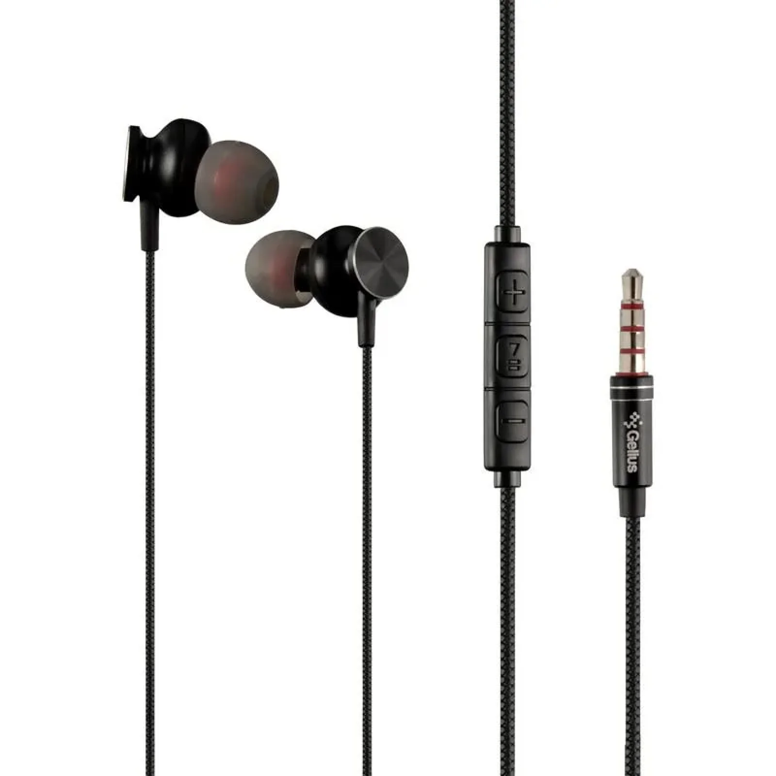 Наушники HF Gelius Pro GP-HF590 Alfa Black with mic + button call answering UA