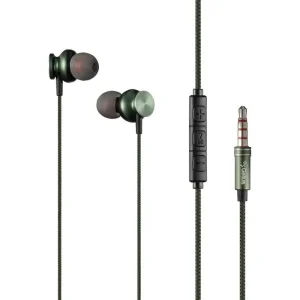 Наушники HF Gelius Pro GP-HF590 Alfa Green with mic + button call answering UA