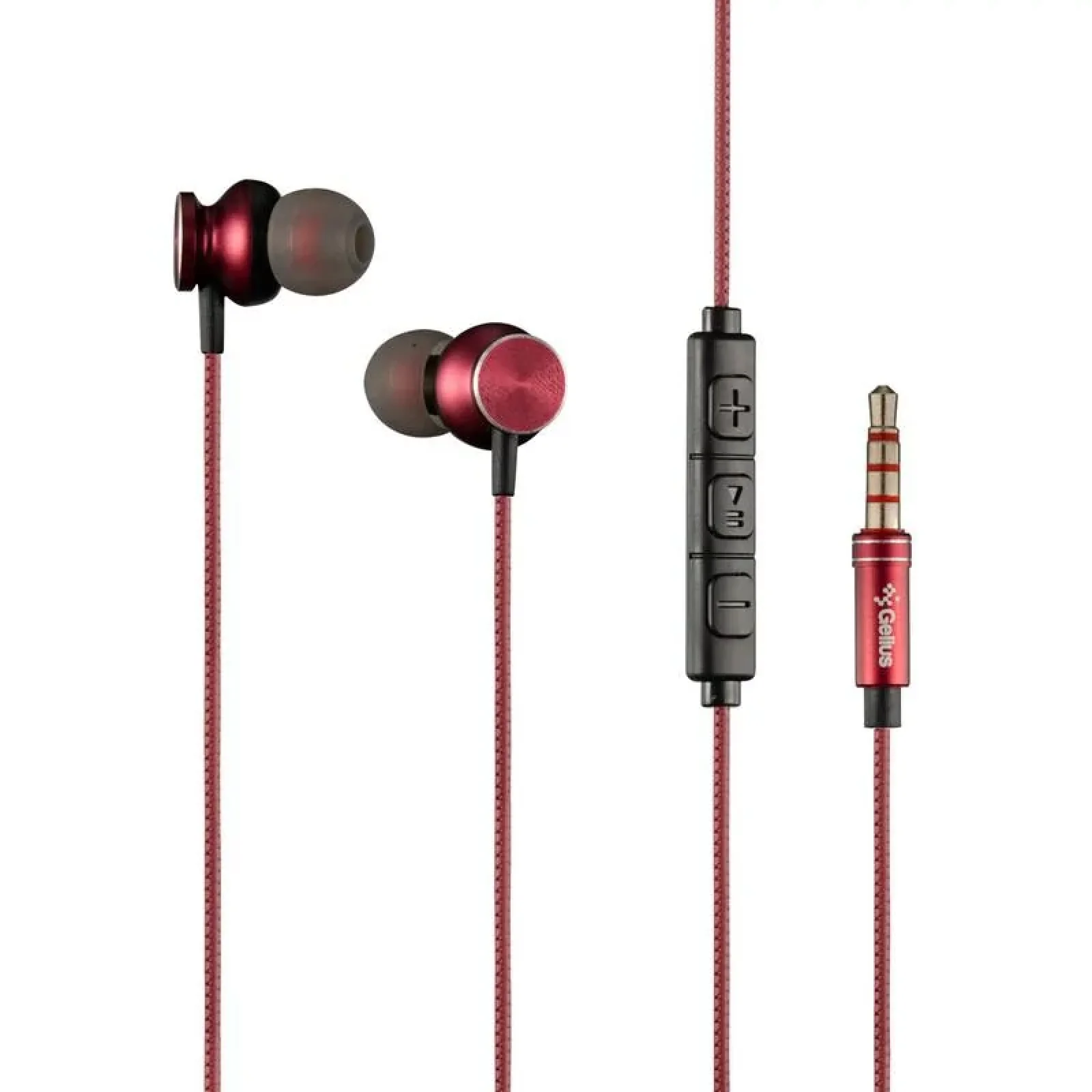 Навушники HF Gelius Pro GP-HF590 Alfa Red with mic + button call answering UA
