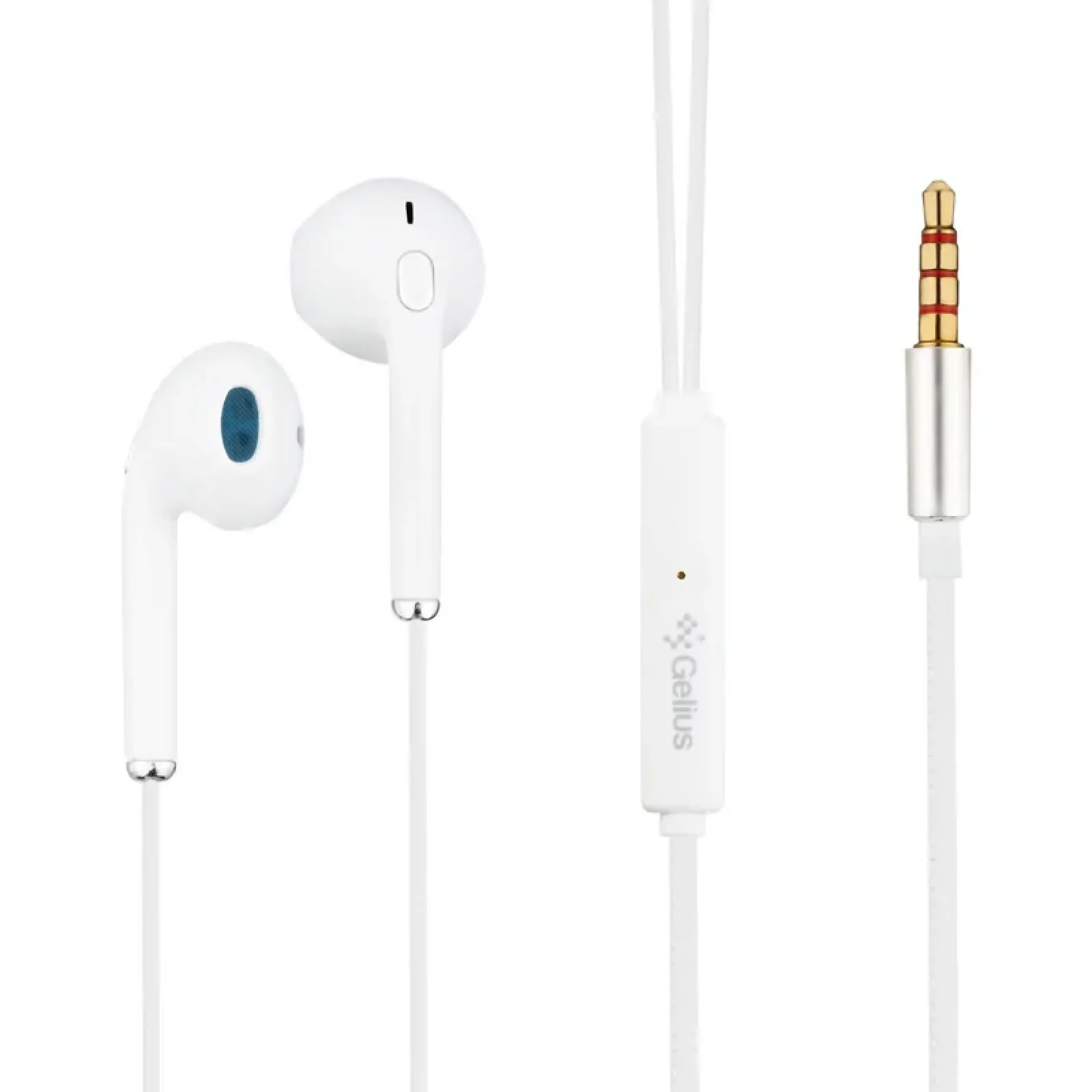 Навушники HF Gelius Ultra Iron Mirage GU-HF017 White with mic + button call answering UA